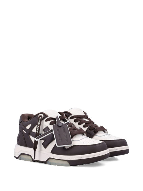 Off White Sneakers Brown