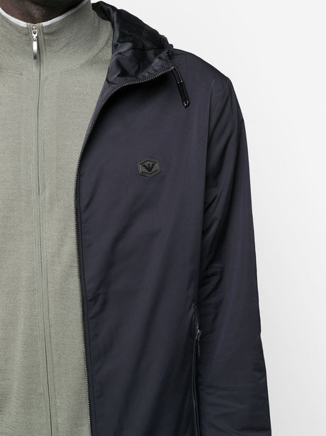 Emporio Armani Water-repellent hooded jacket