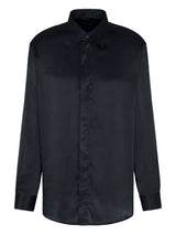 Emporio Armani Satin-stripe shirt