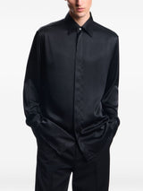 Emporio Armani Satin-stripe shirt