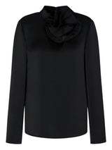 Emporio Armani Blouse with satin flower detail