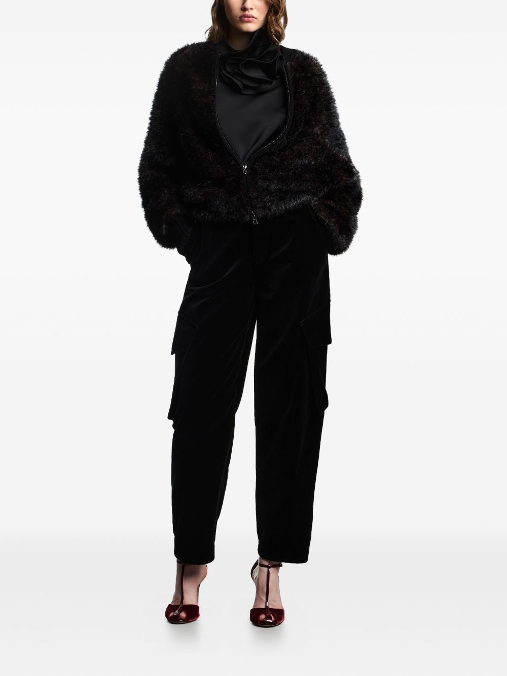 Emporio Armani Blouse with satin flower detail