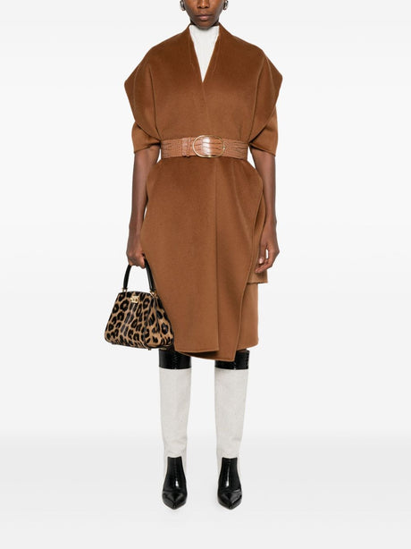 Elisabetta Franchi Coats Brown