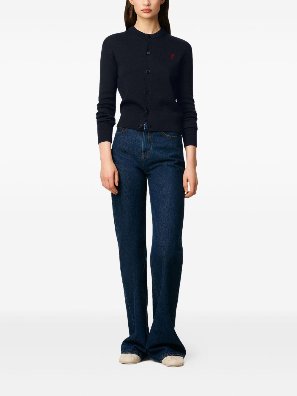 Ami Paris Sweaters Blue