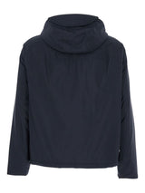 Emporio Armani Hooded zip-front jacket