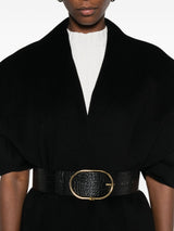 Elisabetta Franchi Coats Black