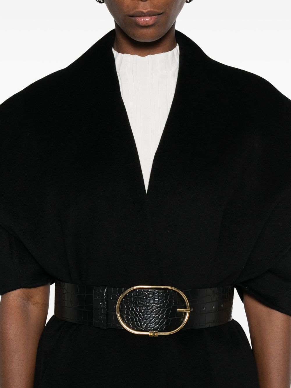 Elisabetta Franchi Coats Black