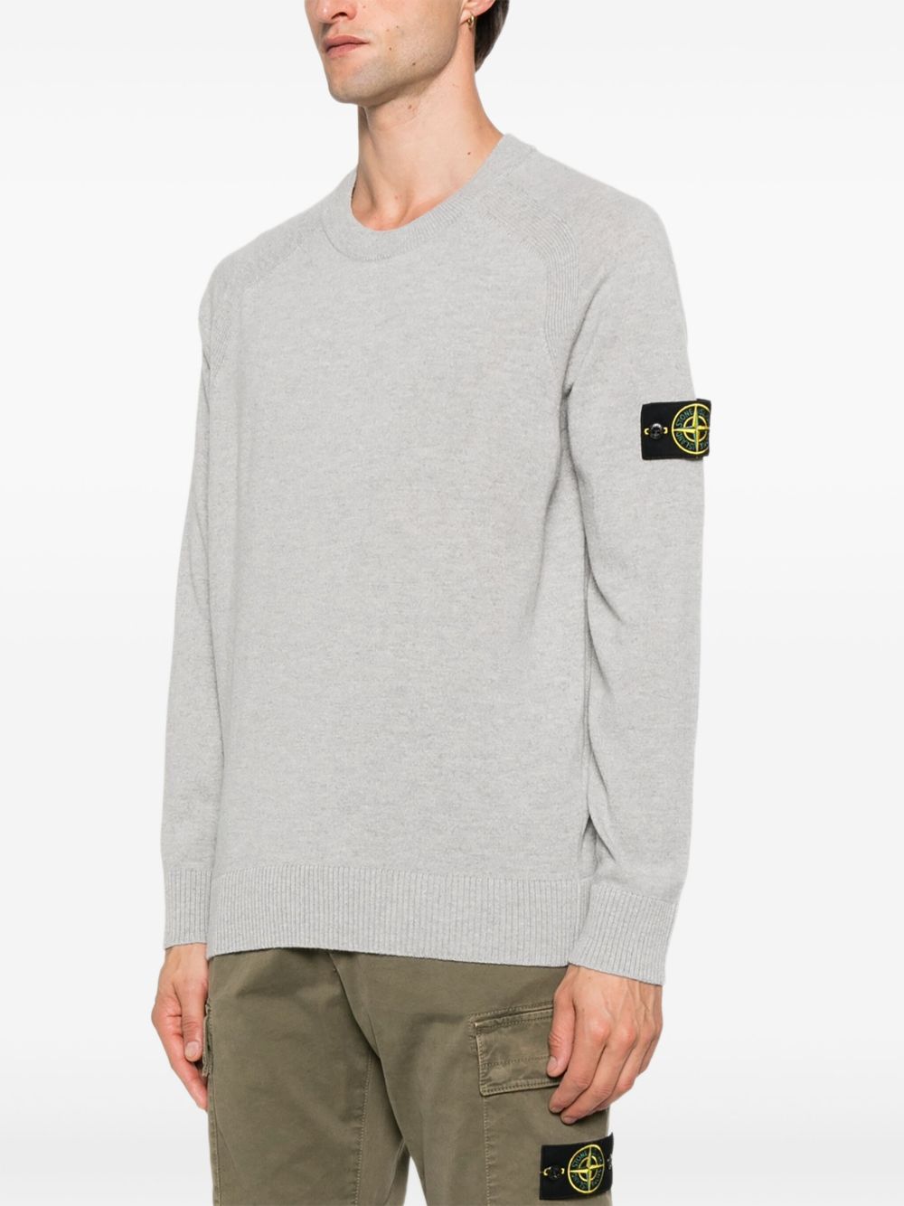 Stone Island Sweaters Light Grey