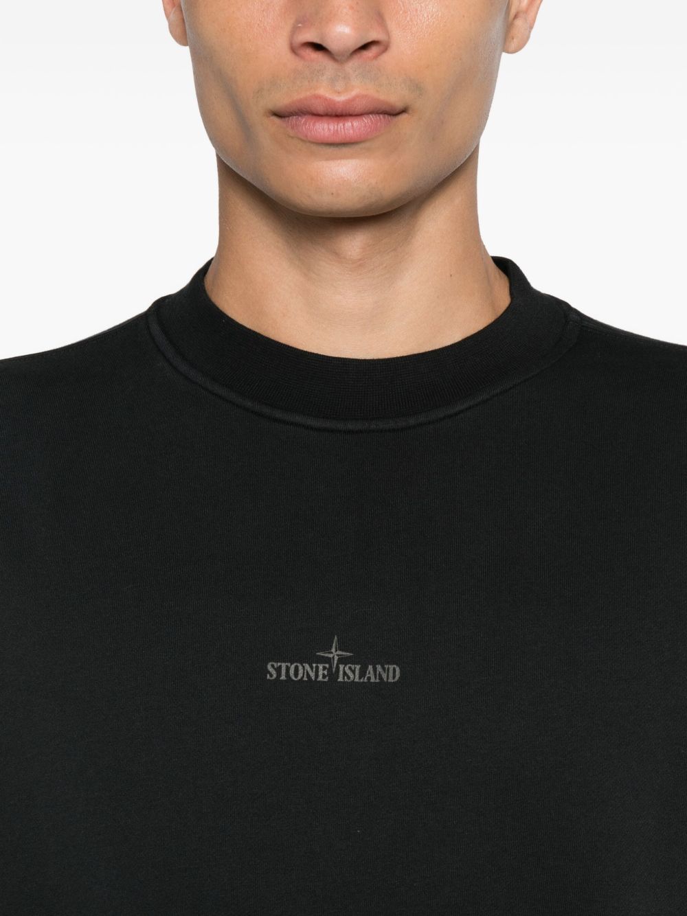 Stone Island Sweaters Black