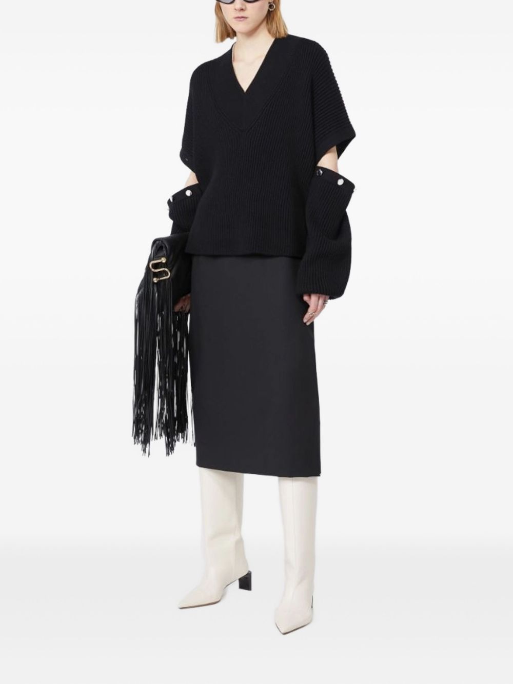 SportMax  Sweaters Black