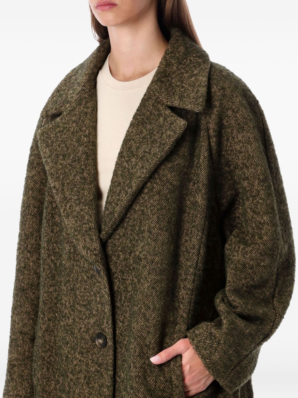 Emporio Armani Coats Green