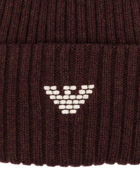 Emporio Armani Hats Bordeaux