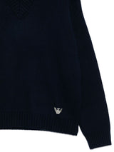 Emporio Armani Sweaters Blue