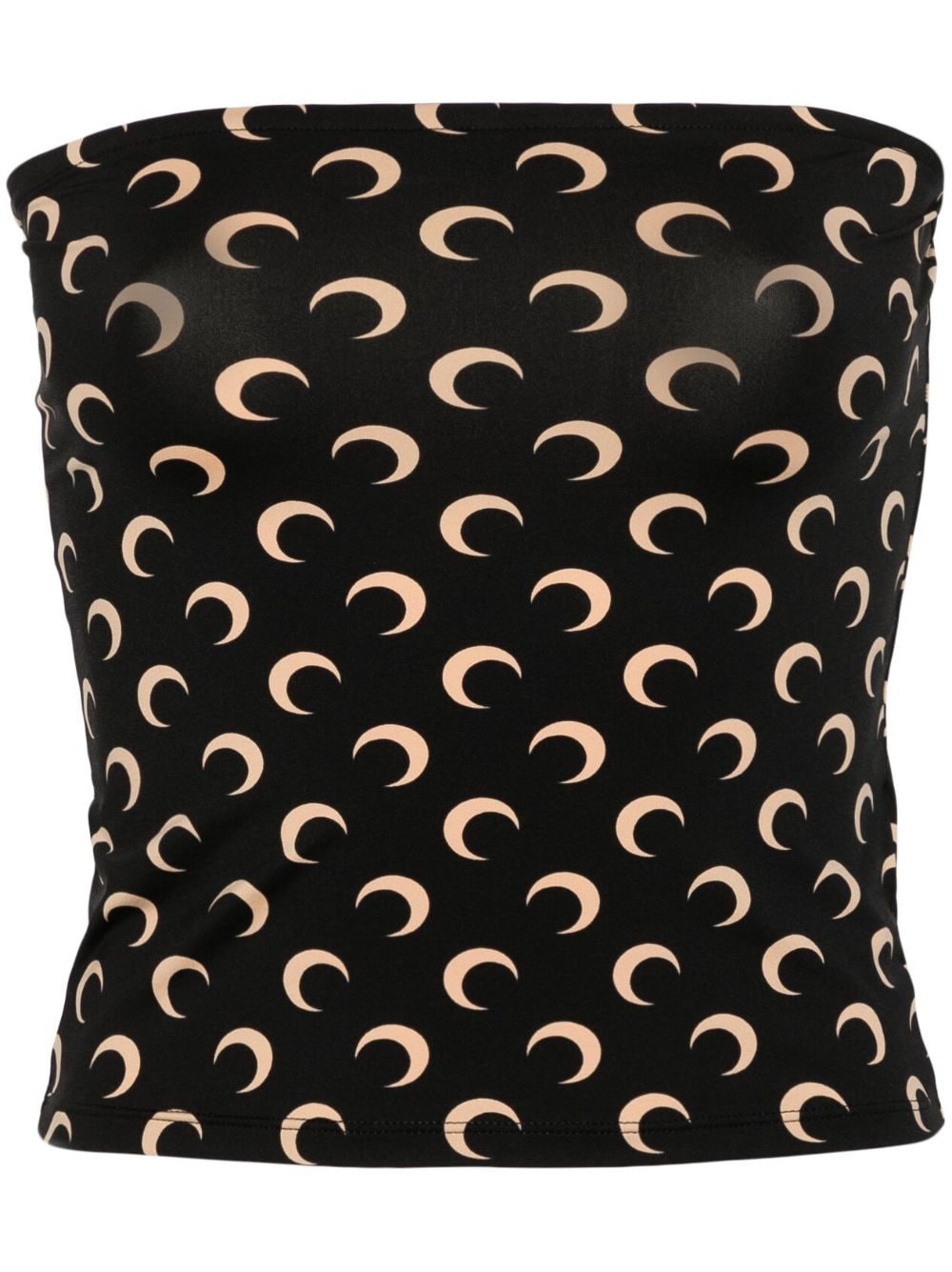 Marine Serre Crescent Moon Print Top