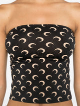 Marine Serre Crescent Moon Print Top