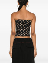 Marine Serre Crescent Moon Print Top