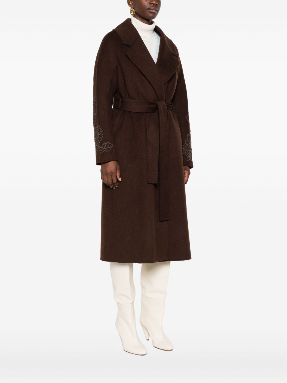 ERMANNO FIRENZE Coats Brown