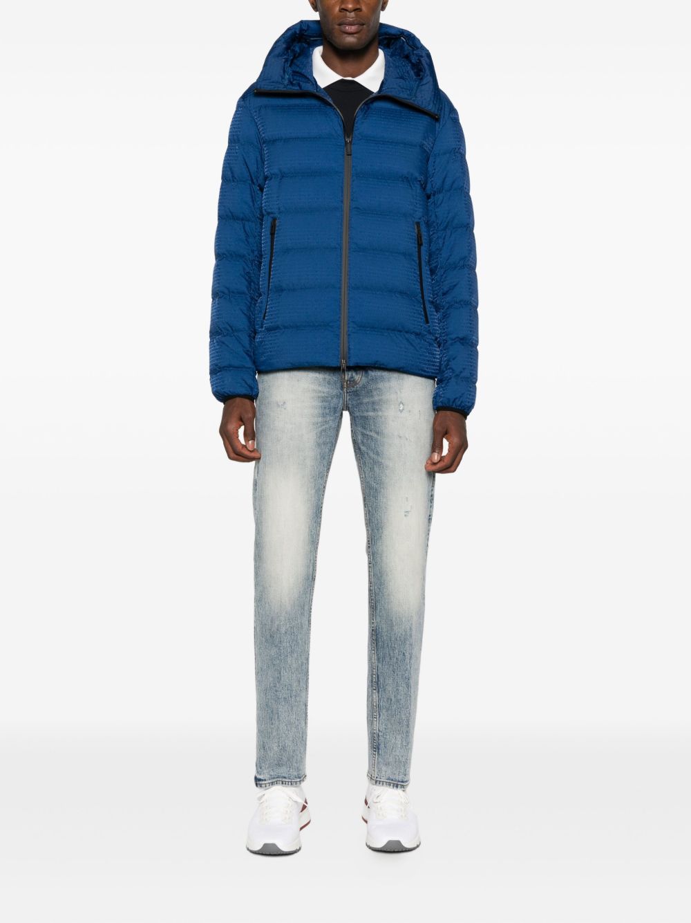 Emporio Armani Coats Blue