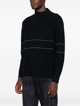 Emporio Armani Sweaters Blue