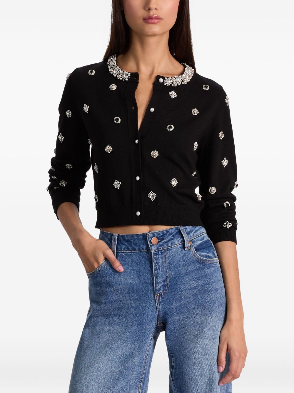 Alice + Olivia Sweaters Black