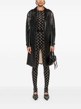 Marine Serre Recycled Moon Jersey SS Highneck Top