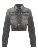 Marine Serre Moon laser denim jacket
