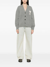 Ami Paris Sweaters Grey