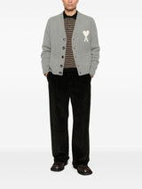 Ami Paris Sweaters Grey