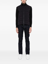 Emporio Armani Quilted panelled padded jacket