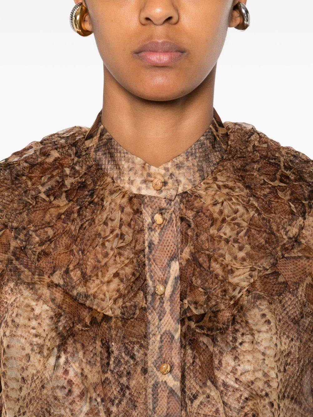 Zimmermann Shirts Brown