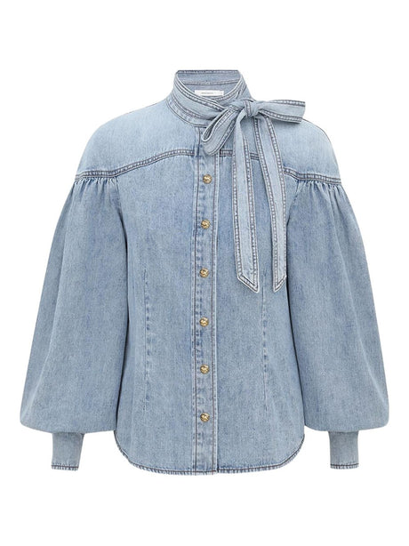 Zimmermann Shirts Clear Blue