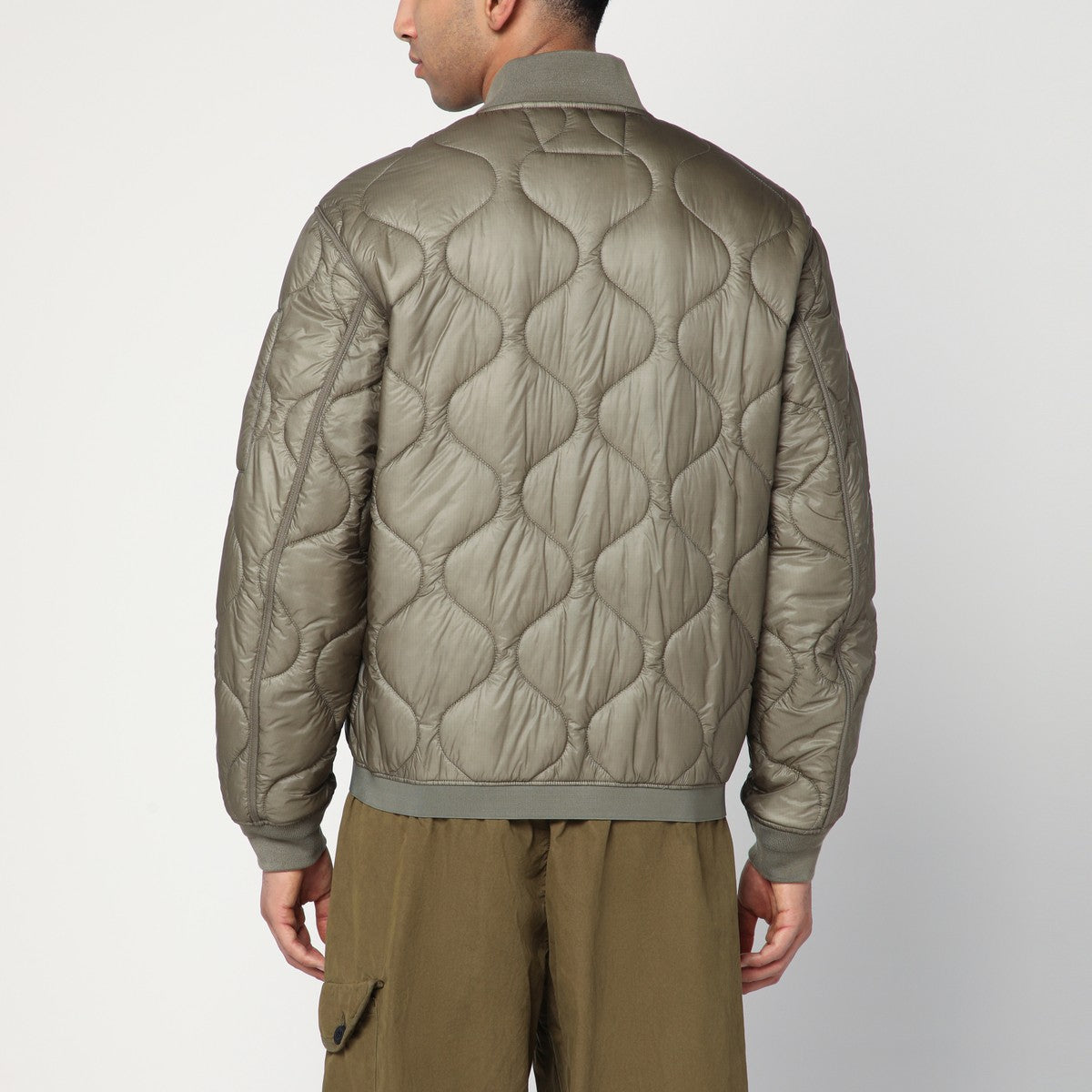 C.P. Company Rock grey zip-up bomber jacket