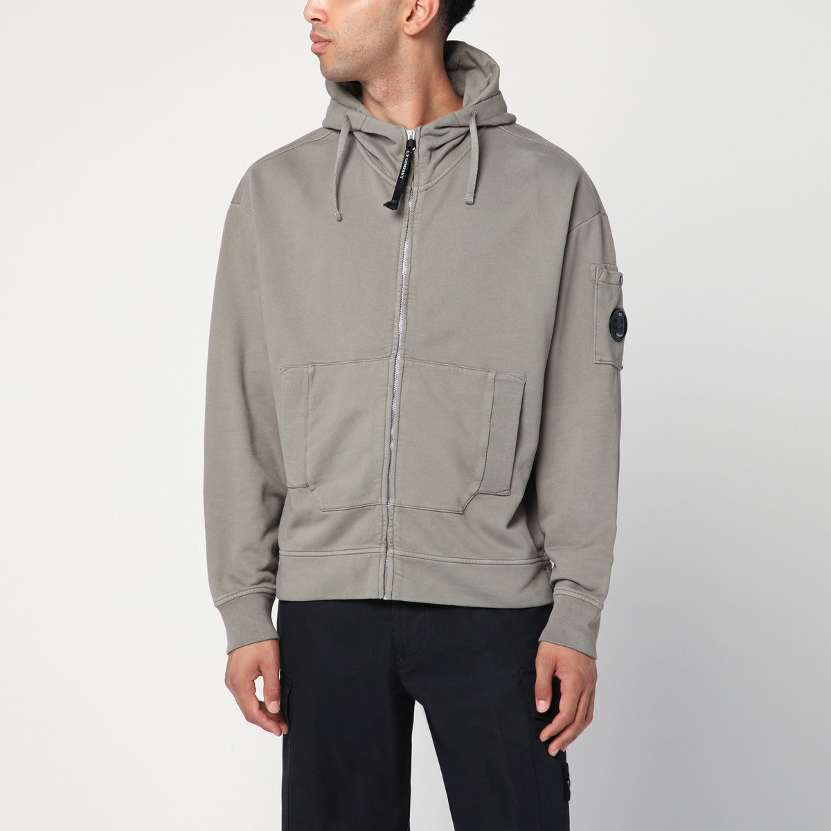 C.P. Company Rock grey zip-up sweatshirt