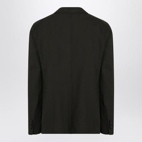 Tagliatore Single-breasted green jacket in virgin wool