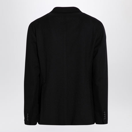 Tagliatore Black single-breasted jacket in wool