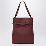 Manu Atelier Tote Du Jour burgundy suede tote bag