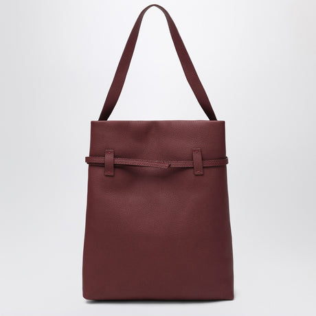 Manu Atelier Tote Du Jour burgundy suede tote bag