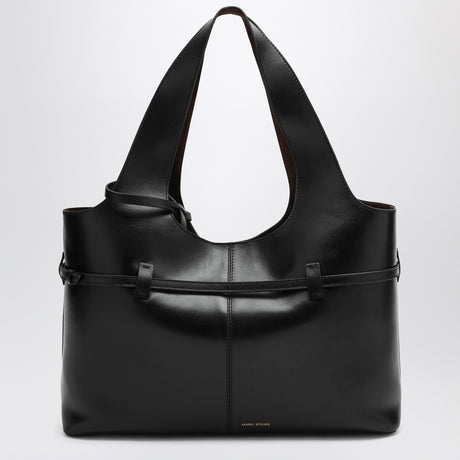 Manu Atelier Black Cambon Cabas bag