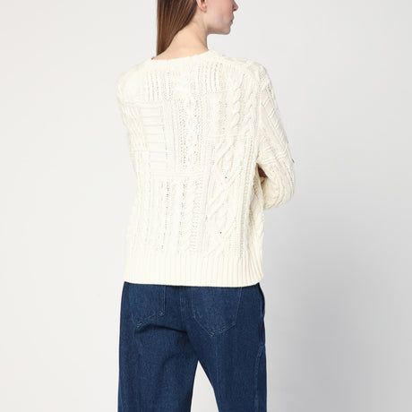 Polo Ralph Lauren Cream-colored sweater with flag detail