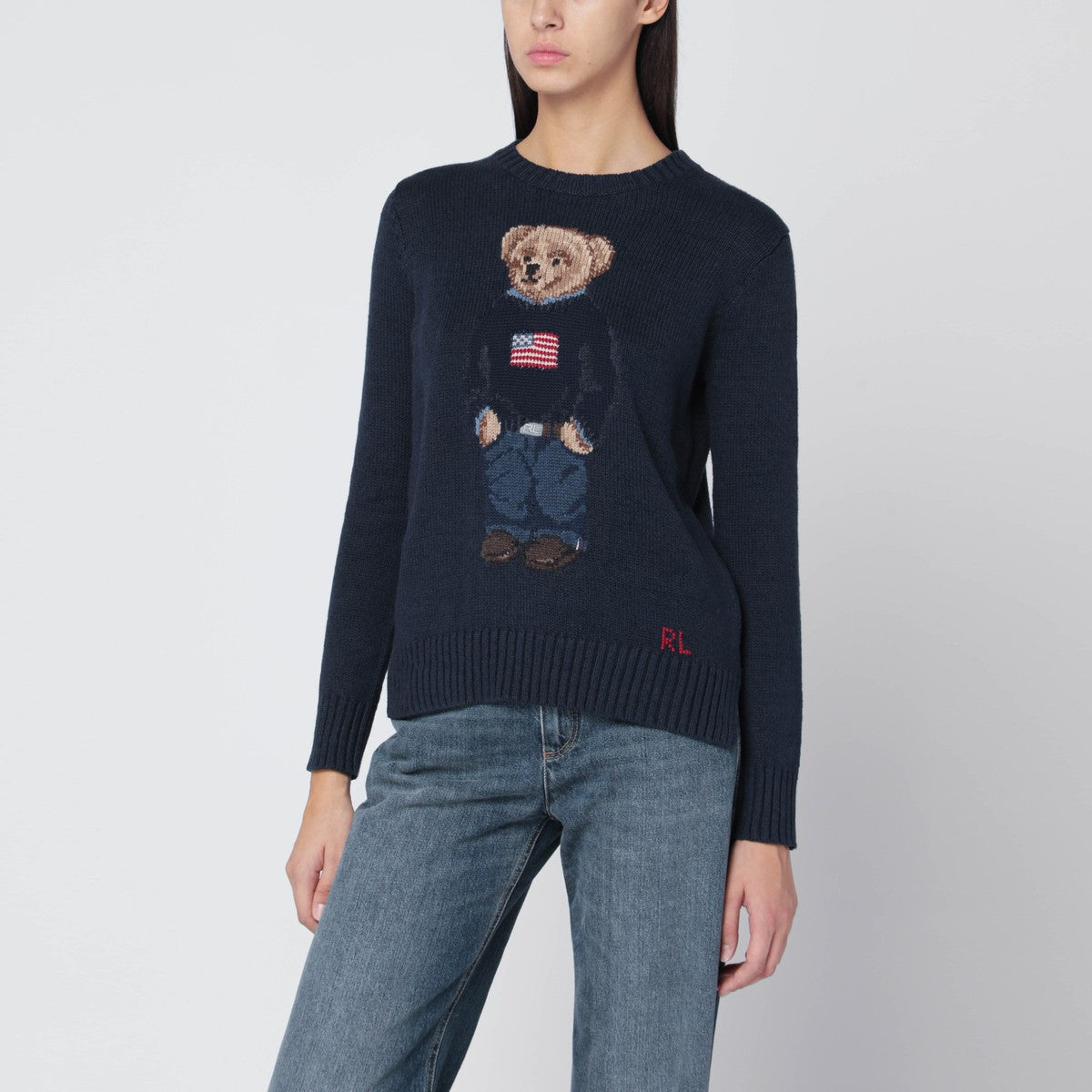 Polo Ralph Lauren Navy blue Polo Bear sweater
