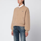 Polo Ralph Lauren Beige wool and cashmere bomber jacket Relaxed Fit