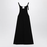 Courreges Courrèges Black ribbed mini dress