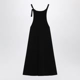 Courreges Courrèges Black ribbed mini dress