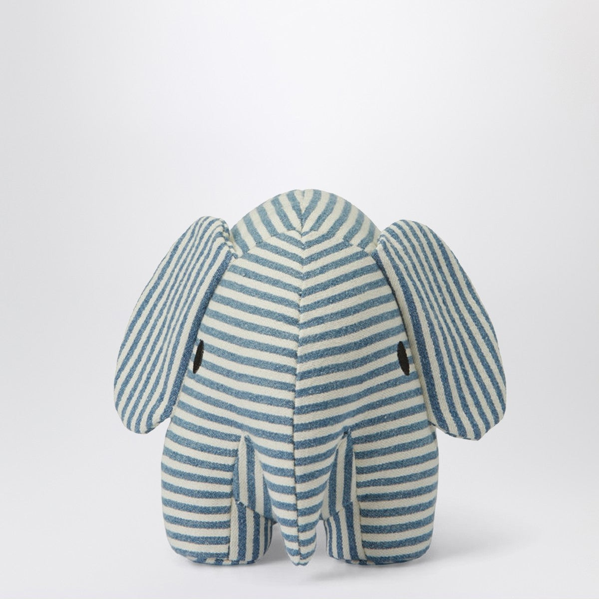Bon Ton Toys Striped denim elephant plush 23 CM