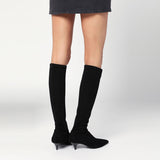 A.EMERY The Oscar Boots neri in suede