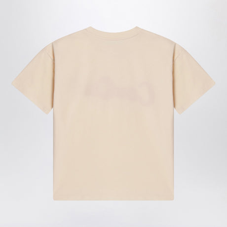 Mini Rodini Light beige T-shirt in organic cotton