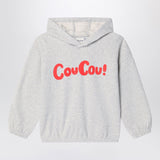 Mini Rodini Grey organic cotton hoodie