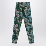 Mini Rodini Green organic cotton leggings
