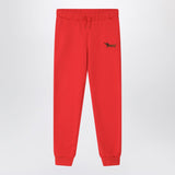 Mini Rodini Red organic cotton jogging trousers