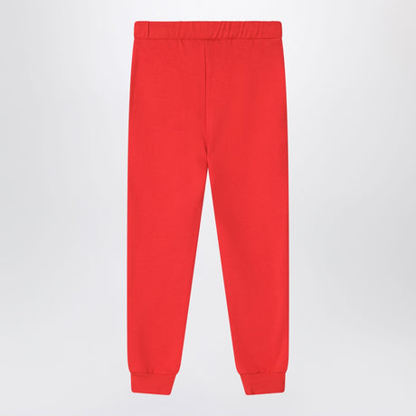 Mini Rodini Red organic cotton jogging trousers